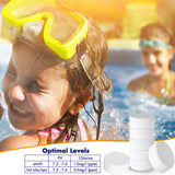 3 Inch Chlorine Tablets 50 LB Bucket, Premium Stabilized Pool Chlorine, Slow Dissolving Long Lasting Swimming Pool Water Treatment and Sanitizer