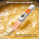 USB Rechargeable Heated Butter Knife Electric Butter Spreader For Cold Butter Cheese Margarine Toast Bread And Breakfast