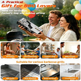 Built-in 4000mAh Rechargeable Battery with 3 Adjustable Speed Modes. The Rotating Cleaning Head Delivers Powerful Scrubbing Force to Remove Burnt Grease, Charred Residue and Food Debris on Grills Without Strenuous Manual Brus