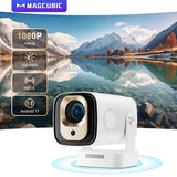 Magcubic HY310 Auto Focus Projector 1080P Native 4K 330ANSI Android 11 WiFi6 BT5.4 Mini Outdoor Movie Projector with Air Mouse