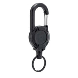 Outdoor Sporty Retractable Key Chain Tool - Heavy Duty Steel Wire Rope, Sturdy Carabiner Buckle & Spring Key Ring