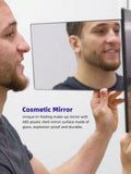 Three-sided mirror 360-degree three-fold hair styling mirror with lighting - a personal use beauty mirror suitable for hair styling