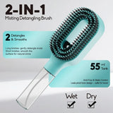 Refillable Spray Hair Comb Anti Static Detangling Brush Eliminate Frizz Tangles Portable Hair Styling Water Spray Brush For All Hair Types