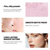 Lakerain Loose Baking Setting Powder Oil Control Natural Matte Finish Long Lasting Makeup Setting Powder Korean Cosmetic 4colors