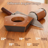 2/5 Angles Rolling Knife Sharpener Kit Straight Edge Roller Knife Sharpening 15 and 20 Degrees Angle Roller Kitchen Accessory