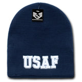 Military Work Beanies, Airforcetxt, Navy