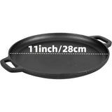 3PCS Cast Iron Skillet Set (6/8/10 Inch) Pre-Seasoned, Heavy-Duty Pans for Oven, Grill & Campfire, Even Heat, Non-Stick Surface