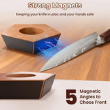 2/5 Angles Rolling Knife Sharpener Kit Straight Edge Roller Knife Sharpening 15 and 20 Degrees Angle Roller Kitchen Accessory