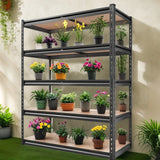72"/60"H Garage Shelving Storage Shelves，2000LBS Capacity Heavy Duty Adjustable Storage Shelve For Closet