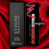 SYDONI SANGRIA MATTE LIP DUO-Sangria Liquid Lipstick with Tamale Lip Pencil