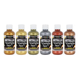 Art-Time Metallic Tempera Paint, Assorted, 8 oz., Set of 6