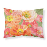 Caroline'S Treasures Poppies By Anne Searle Fabric Standard Pillowcase Sase664Cpillowcase, Multicolor