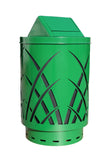 Saw40P-Swt-Gn-Vv Ergode Sawgrass Can - Decorative Waste Receptacle For City Streets, Malls, Parks, And Office Complexes. Durable