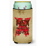 Hex Marks The Spot Halloween Tall Boy Beverage Insulator Beverage Insulator Hugger
