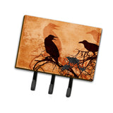 Caroline'S Treasures Sb3009Th68 Beware Of The Black Crows Halloween Leash Or Key Holder, Large, Multicolor