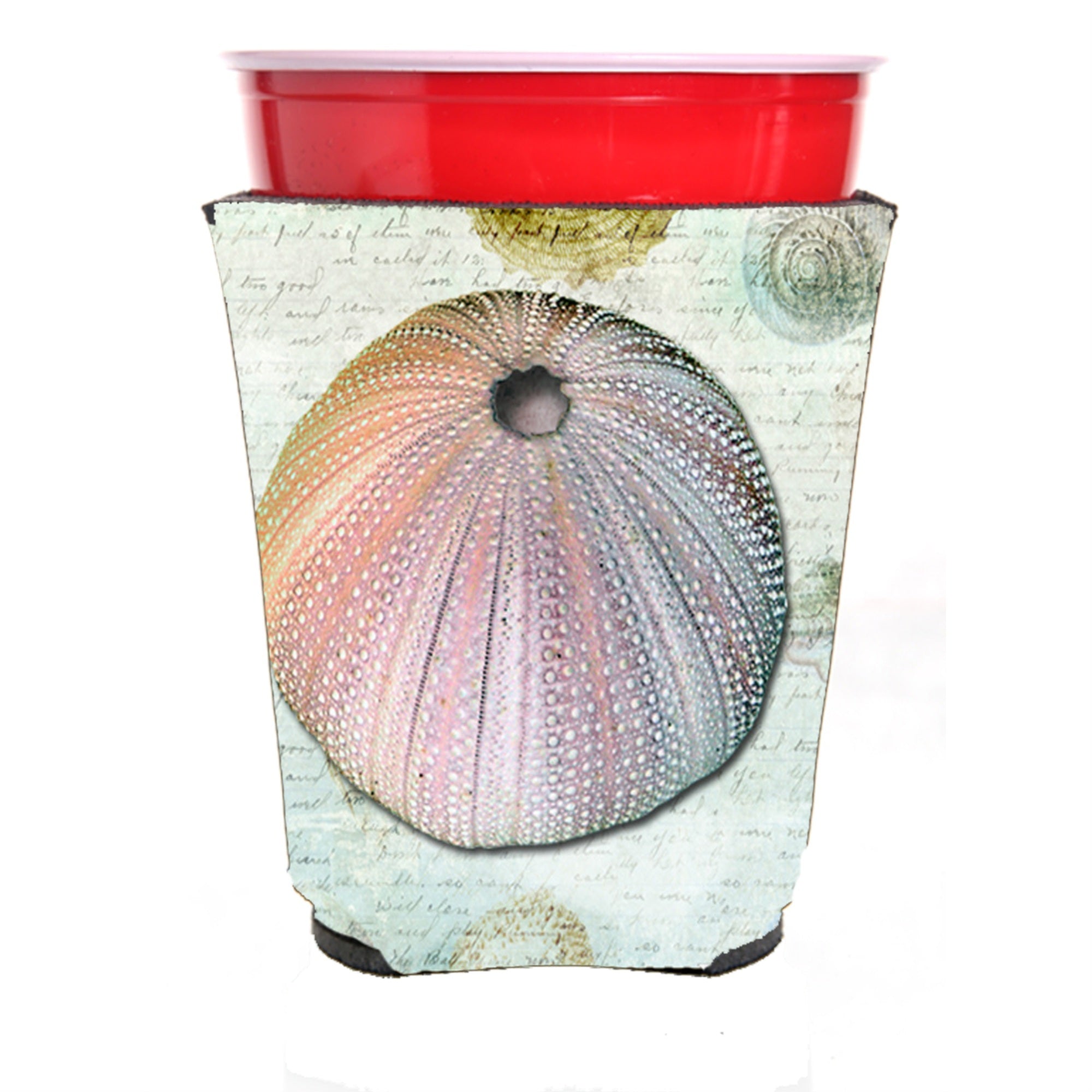 Anemone Red Solo Cup Beverage Insulator Hugger