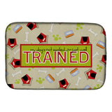 Caroline'S Treasures My Dog'S Not Spoiled I'M Just Well Trained Dish Drying Mat, 14 X 21, Multicolor