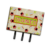 Caroline'S Treasures Sb3051Th68 My Dog'S Not Spoiled I'M Just Well Trained Leash Or Key Holder, Large, Multicolor