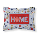 Caroline'S Treasures Sb3052Pillowcase A House Is Not A Home Without A Dog Moisture Wicking Fabric Standard Pillowcase, Large,