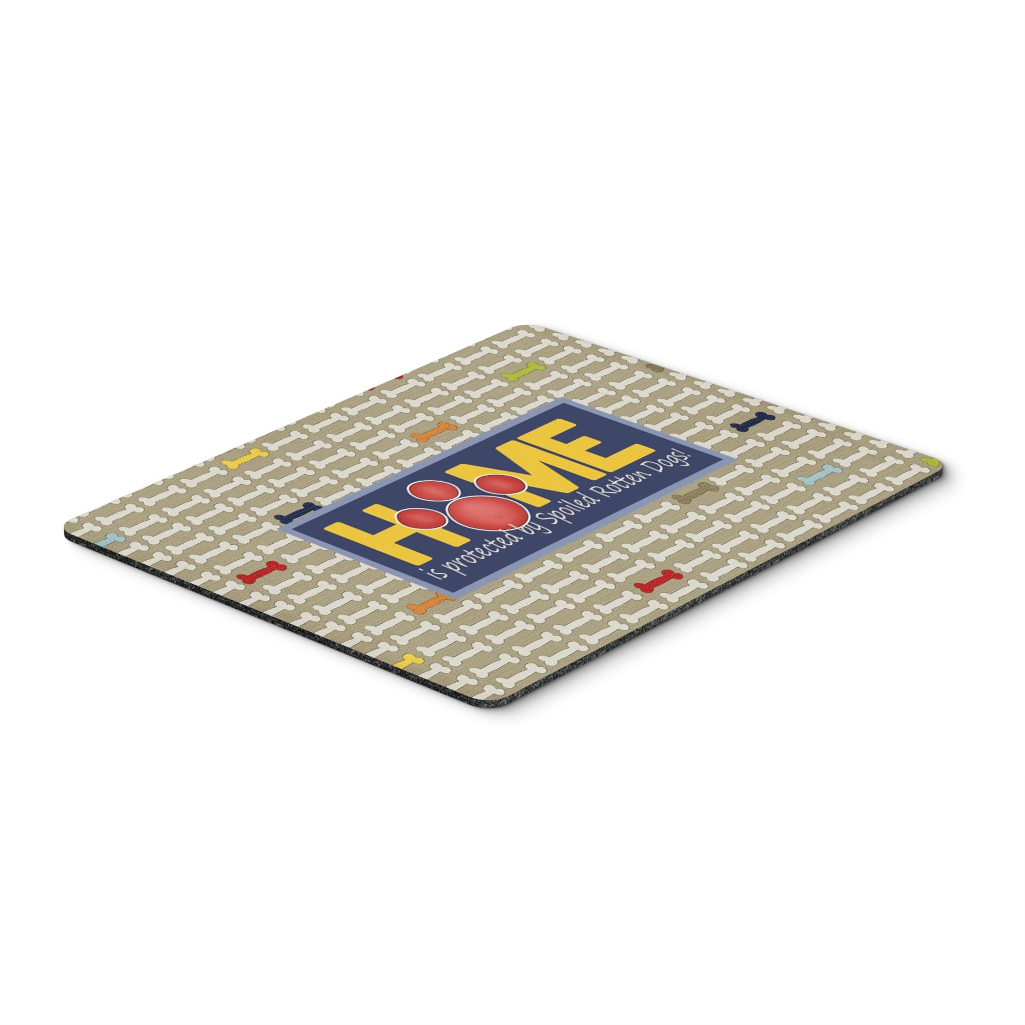 Caroline'S Treasures Home Is Protected By Spoiled Rotten Dogs Mouse Pad/Hot Pad/Trivet (Sb3053Mp)