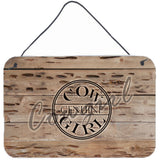 Caroline'S Treasures Genuine Cow Girl Branded Wall Or Door Hanging Prints, 8 X 12