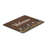 Caroline'S Treasures Welcome Mat With Cows Mouse Pad/Hot Pad/Trivet (Sb3058Mp)