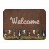 Caroline'S Treasures Welcome Cows Floor Mat, 19 X 27, Multicolor