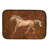 Caroline'S Treasures Horse Dish Drying Mat, 14 X 21, Multicolor