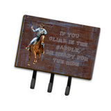 Caroline'S Treasures Sb3061Th68 Roper Horse If You Climb In The Saddle, Be Ready For The Ride Leash Or Key Holder, Large, Mult