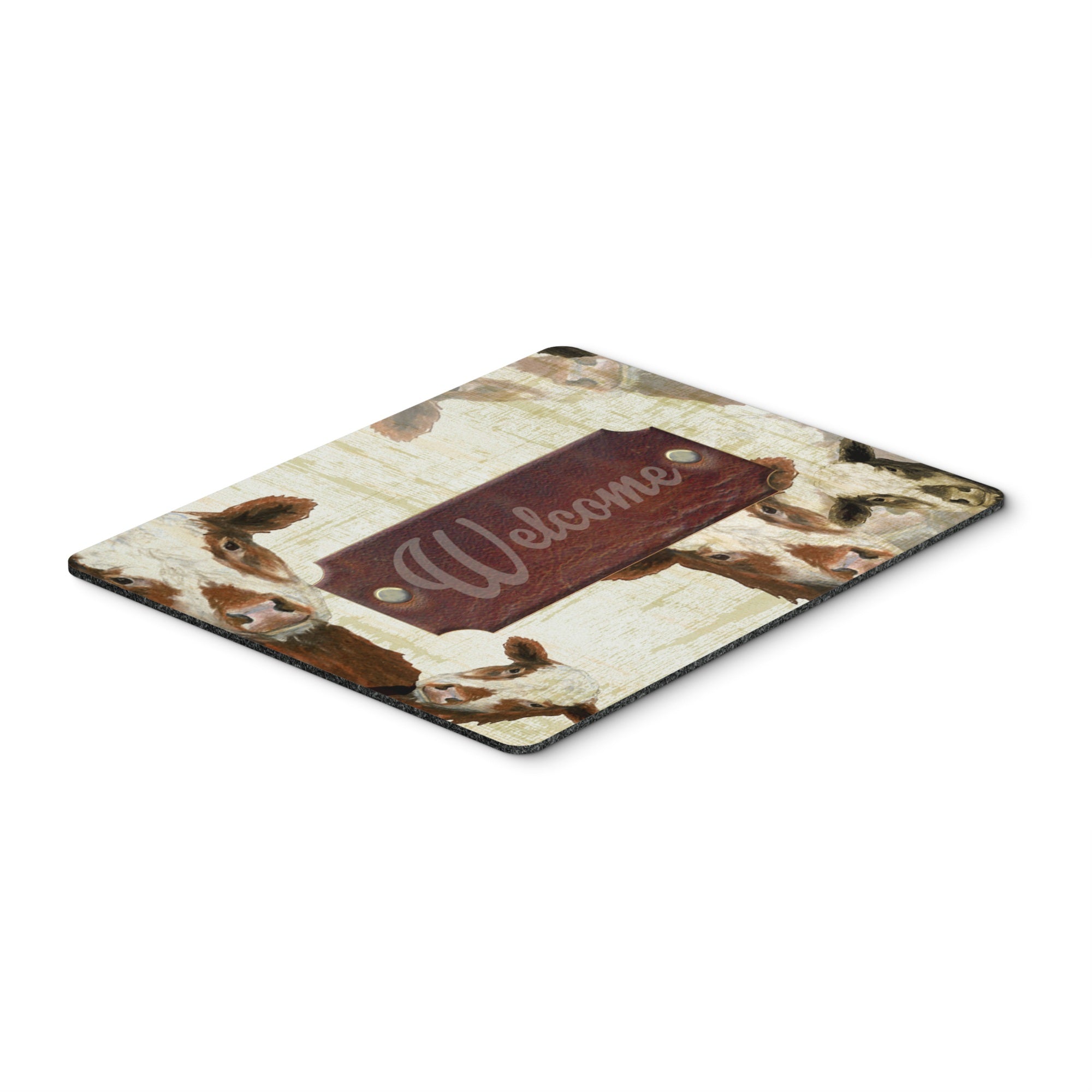 Caroline'S Treasures Welcome Cow Mouse Pad/Hot Pad/Trivet (Sb3065Mp)