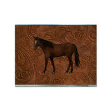 Caroline'S Treasures Sb3066Plmt Horse Fabric Placemat, Multicolor