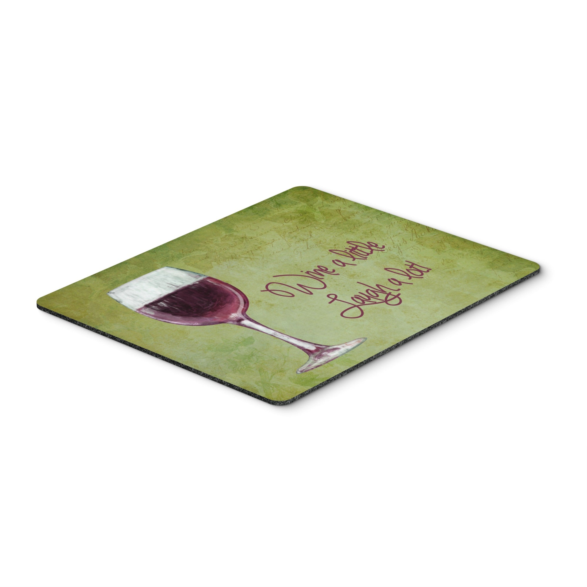 Caroline'S Treasures Wine A Little Laugh A Lot Mouse Pad/Hot Pad/Trivet (Sb3067Mp)