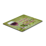 Caroline'S Treasures Good Friends, Good Wine, Good Times Mouse Pad/Hot Pad/Trivet (Sb3070Mp)