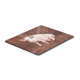 Caroline'S Treasures Pig At The Barn Door Mouse Pad/Hot Pad/Trivet (Sb3072Mp)