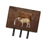 Caroline'S Treasures Sb3074Th68 Cow Momma And Baby Leash Or Key Holder, Large, Multicolor