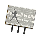 Caroline'S Treasures Sb3078Th68 Baseball Is Life Leash Or Key Holder, Large, Multicolor