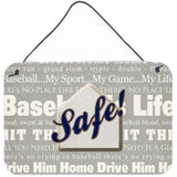 Caroline'S Treasures Safe At Home Aluminum Metal Wall Or Door Hanging Prints, 8 X 12