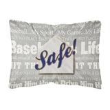 Caroline'S Treasures Sb3079Pw1216 Safe At Home Canvas Fabric Decorative Pillow, Large, Multicolor