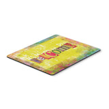 Caroline'S Treasures Artsy Welcome Mouse Pad/Hot Pad/Trivet (Sb3097Mp)