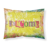 Caroline'S Treasures Sb3097Pillowcase Artsy Welcome Moisture Wicking Fabric Standard Pillowcase, Large, Multicolor