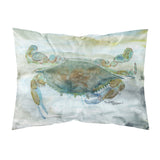 Caroline'S Treasures Crab A Leg Up Watercolor Fabric Standard Pillowcases, Multicolor