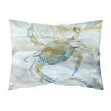 Caroline'S Treasures Blue Crab #2 Watercolor Fabric Standard Pillowcases, Multicolor