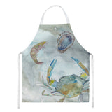 Caroline'S Treasures Sc2010Apron Crab, Shrimp And Oyster Watercolor Kitchen-Aprons, Multicolor