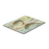 Shrimp Sunset Mouse Pad, Hot Pad Or Trivet