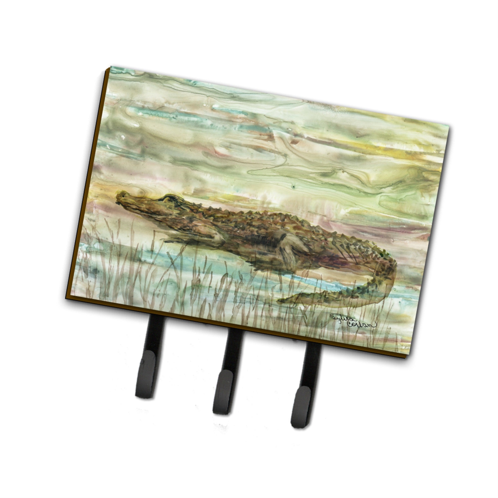 Alligator Sunset Leash Or Key Holder Sc2016Th68