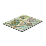 Crab, Shrimp And Oyster Sunset Mouse Pad, Hot Pad Or Trivet