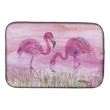 Caroline'S Treasures Sc2018Ddm Flamingos Dish-Drying-Mats, 14X21, Multicolor