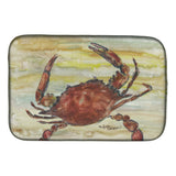 Caroline'S Treasures Sc2022Ddm Cooked Crab Yellow Sky Dish-Drying-Mats, 14X21, Multicolor