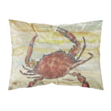 Caroline'S Treasures Cooked Crab Yellow Sky Fabric Standard Pillowcases, Multicolor