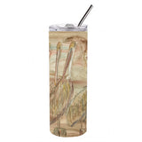 Caroline'S Treasures Brown Pelicans Double Walled Stainless Steel 20 Oz Skinny Travel-Insulated-Tumblers, Multicolor